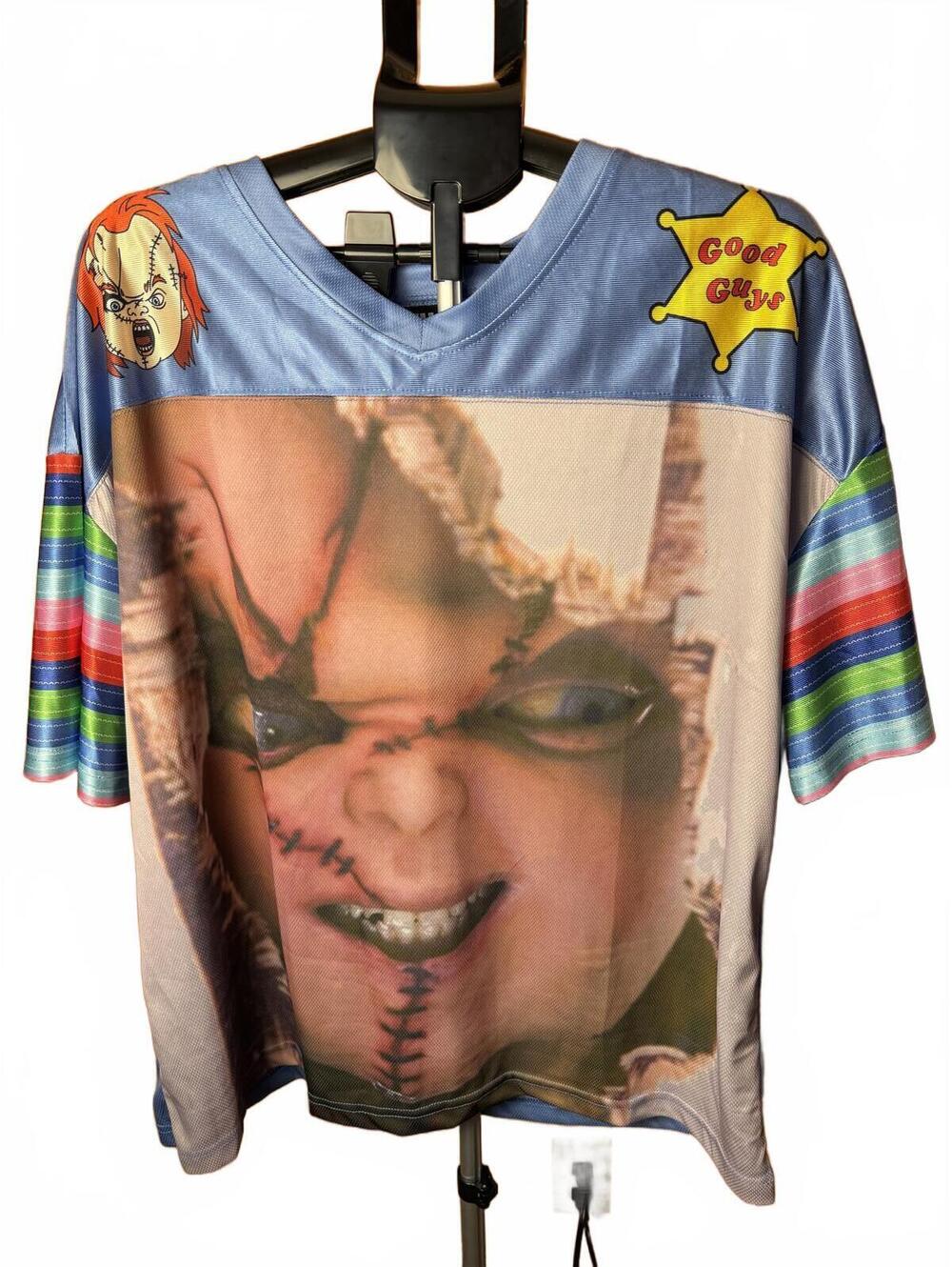 New NWT Reason football jersey oversized Chucky Chuckie sz M medium Shirt